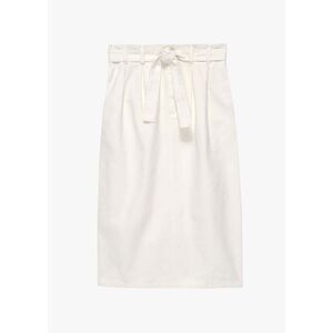 The Great Pencil Skirt Size 3 NWT White Cotton Midi Knit Women’s Large 12 14